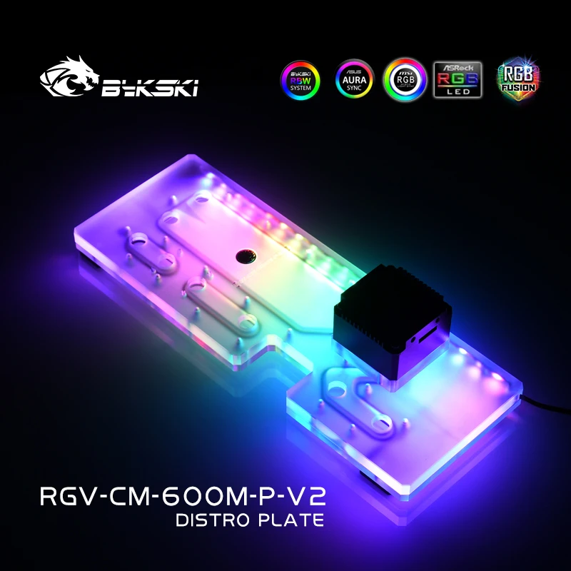 Distro Plate Ddc Pump Combo - Акриловая распределительная пластина Bykski / резервуар