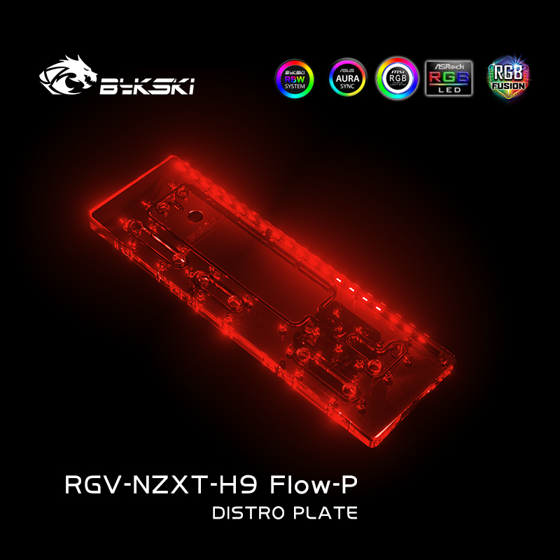 Bykski RGV-NZXT-H9 FIow-P акри – обзор и цена Distro Plate Ddc Pump Combo
