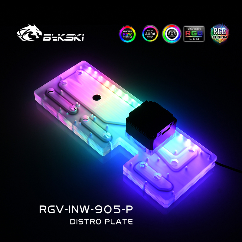 Bykski RGV-INW-905-P Акриловая – обзор и цена Distro Plate Ddc Pump Combo