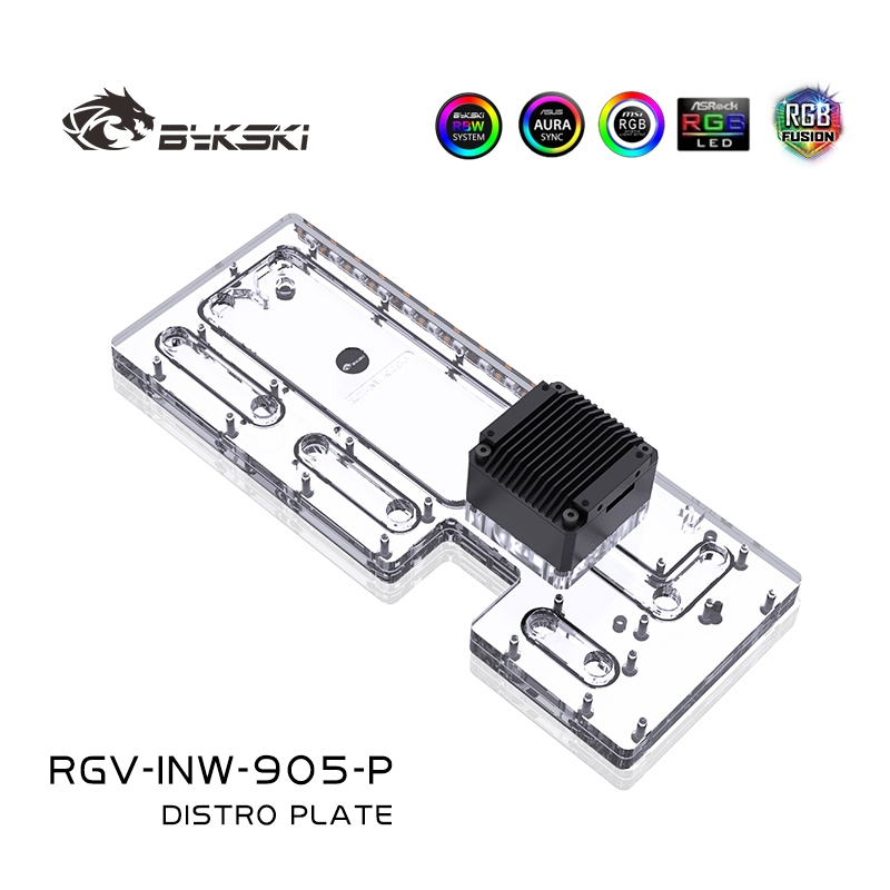 Bykski RGV-INW-905-P Акриловая – обзор и цена Distro Plate Ddc Pump Combo