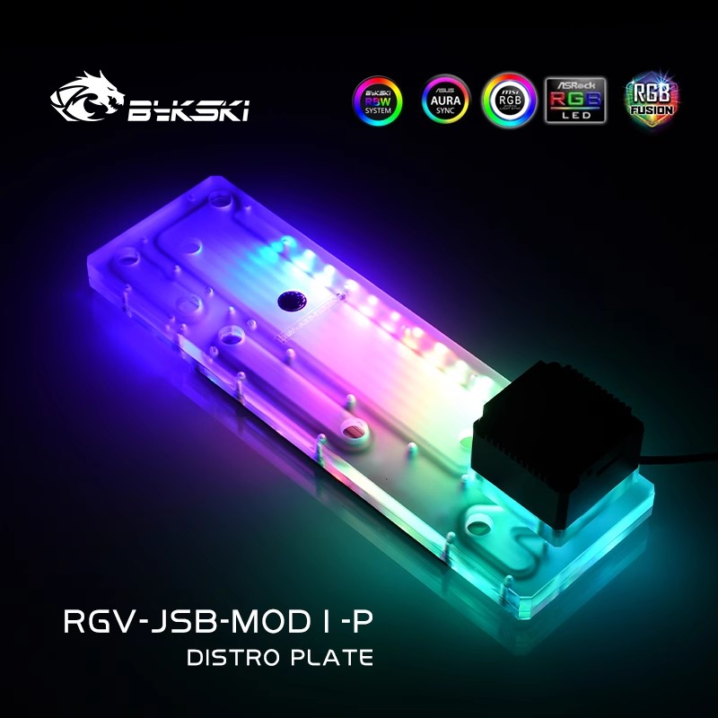 BYKSKI Акриловая плата Решение – обзор и цена Distro Plate Ddc Pump Combo